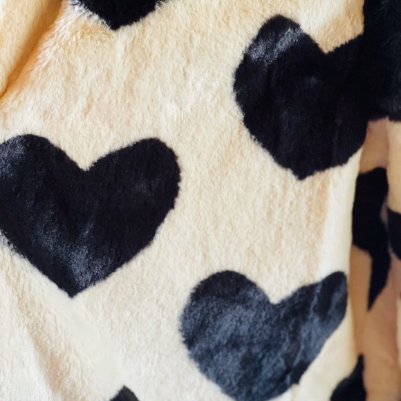 Black Hearts Pari Faux Fur Lux Driving Midi Coat, 🌺PREORDER NOW🌺 - Picture 8 of 11